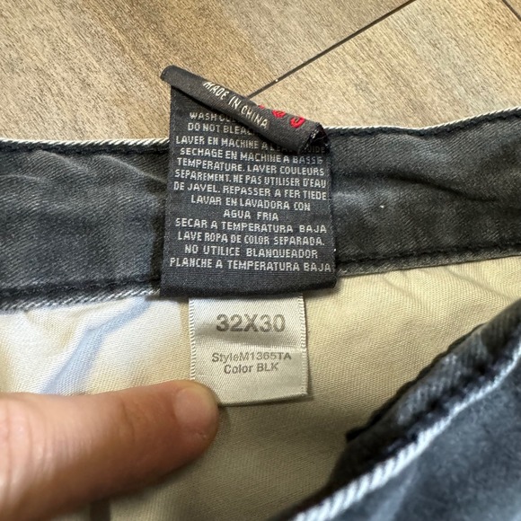 JNCO Commando Army Twill Cargo Pants Mens 32x30 Black Baggy Wide Leg M-1365TA - Picture 7 of 15